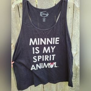 Disney size 2 Minnie Is My Spirit Animal racerback tank top